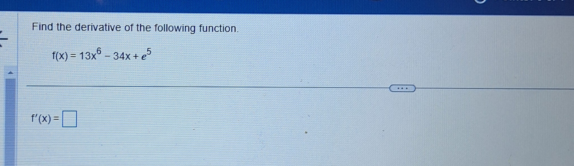 solved-find-the-derivative-of-the-following-chegg