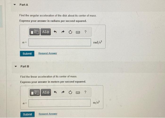 Solved Figure 1 of 1Find the angular acceleration of the | Chegg.com