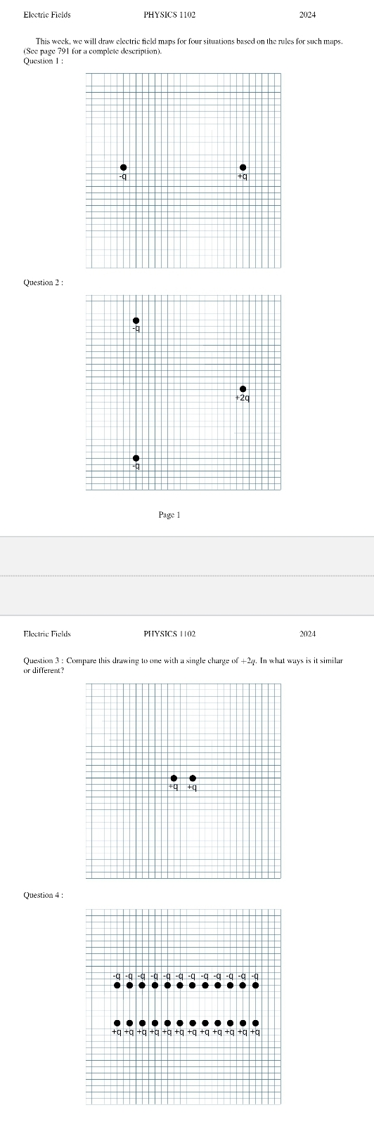 Solved Electric Fieldsphysics 11022024this Week We Will Chegg