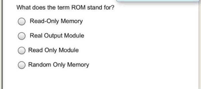 ROM Card, Read Only Memory Card