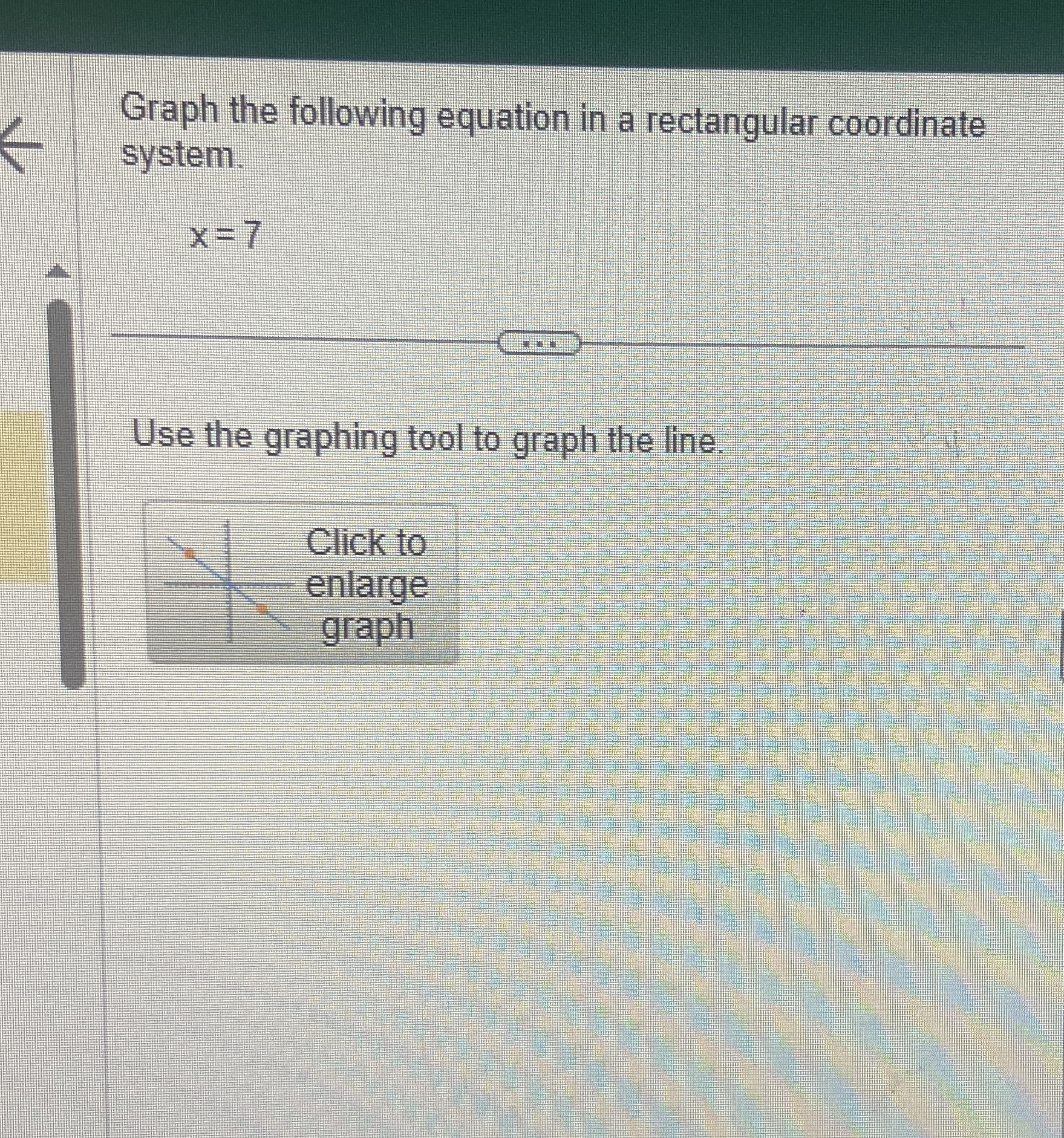 Solved Graph the following equation in a rectangular | Chegg.com