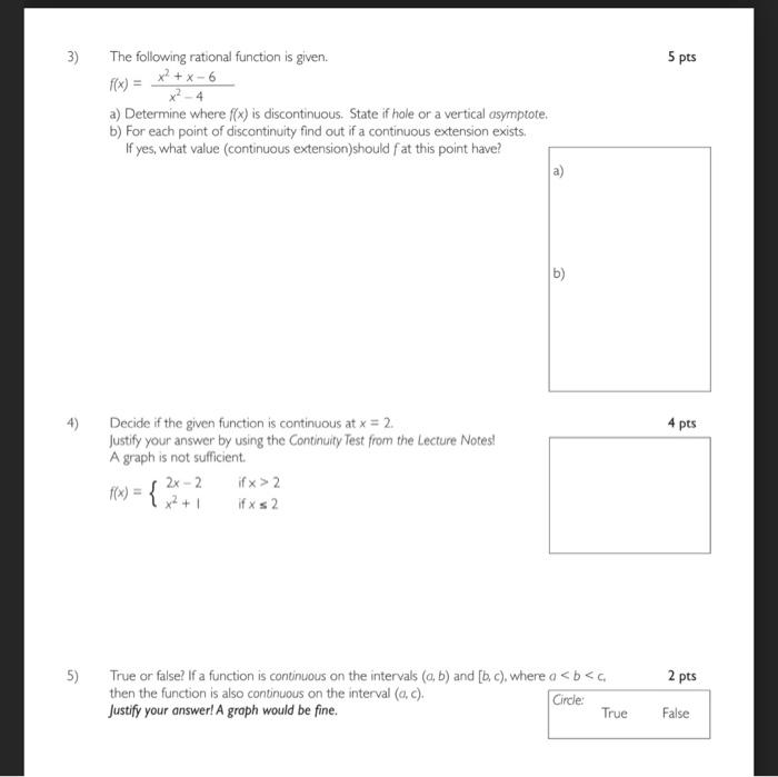 Solved confused on the discontinuous and continuous problems | Chegg.com