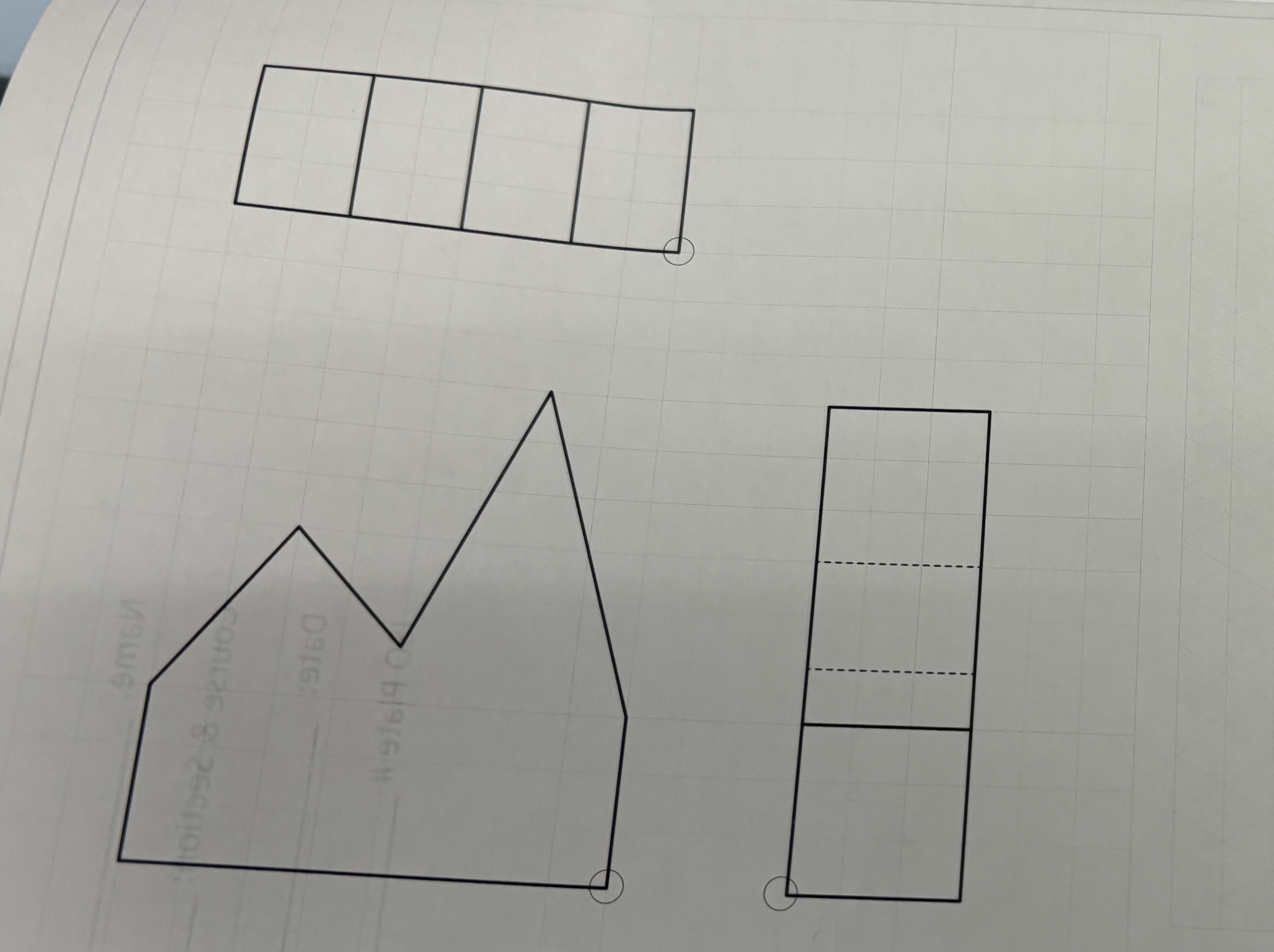 Solved - ﻿Show the isometric view of the given drawing : | Chegg.com