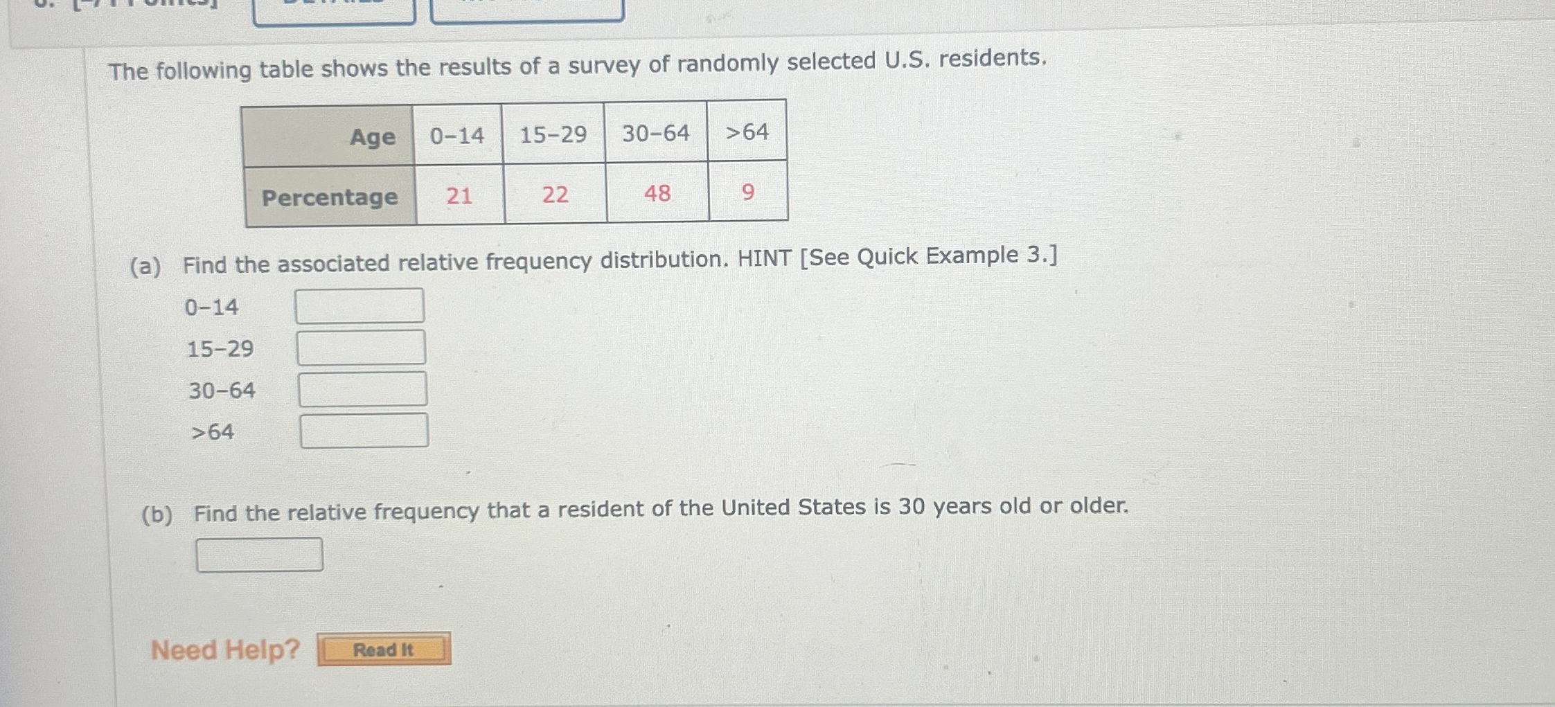 Solved The following table shows the results of a survey of | Chegg.com
