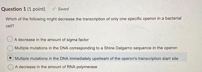 Solved Which of the following might decrease the | Chegg.com