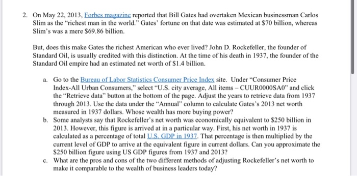 The world's richest billionaires - The Standard