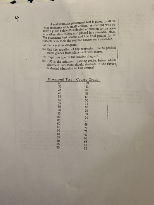 solved-a-mathematics-placement-test-is-given-to-all-en-chegg