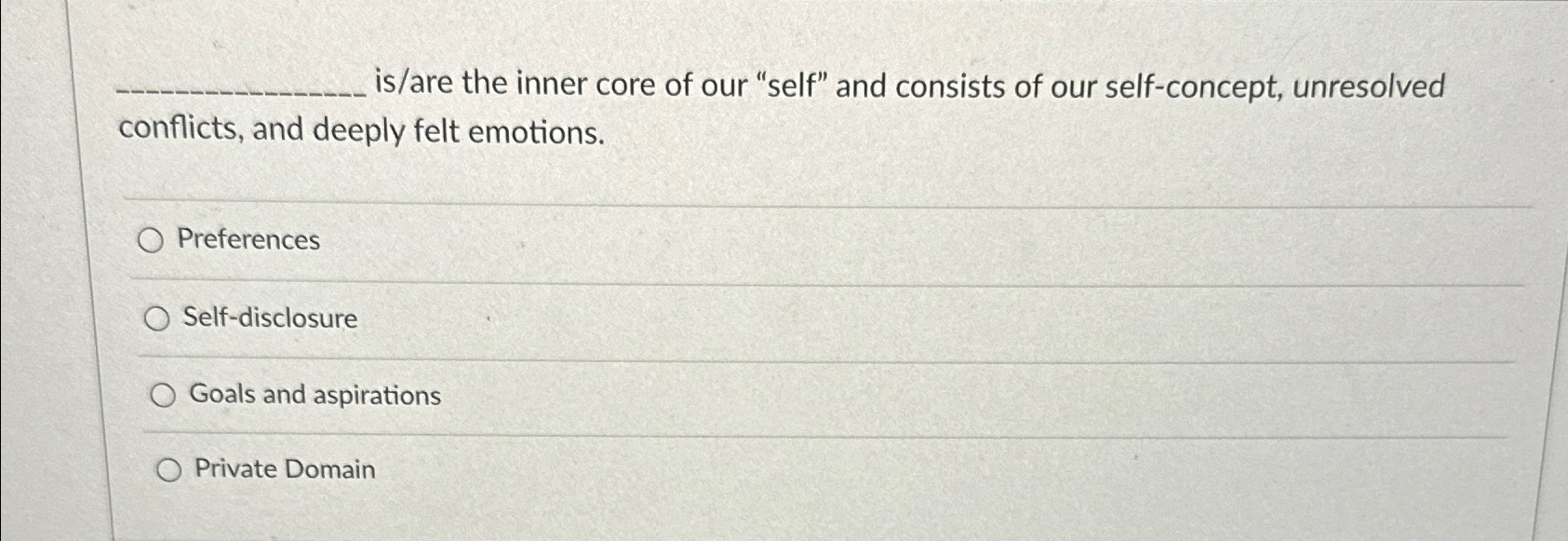 Solved is/are the inner core of our 