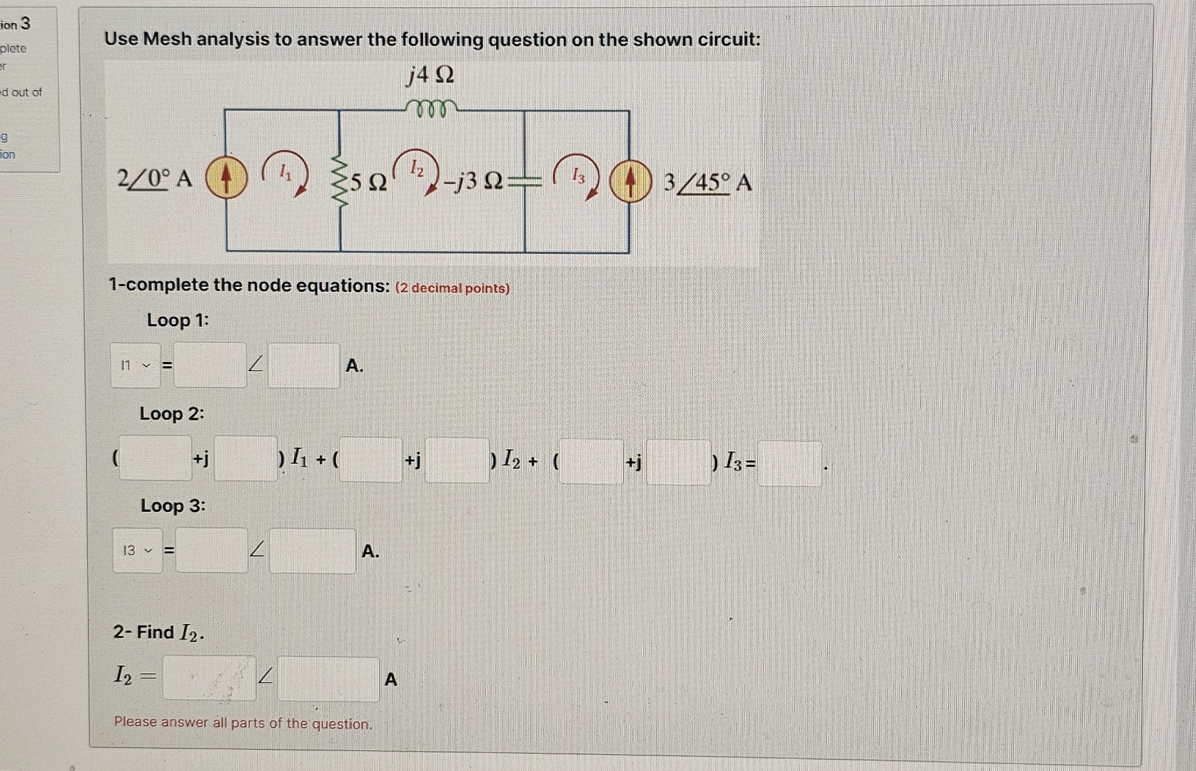 Solved Use Mesh analysis to answer the following question on | Chegg.com