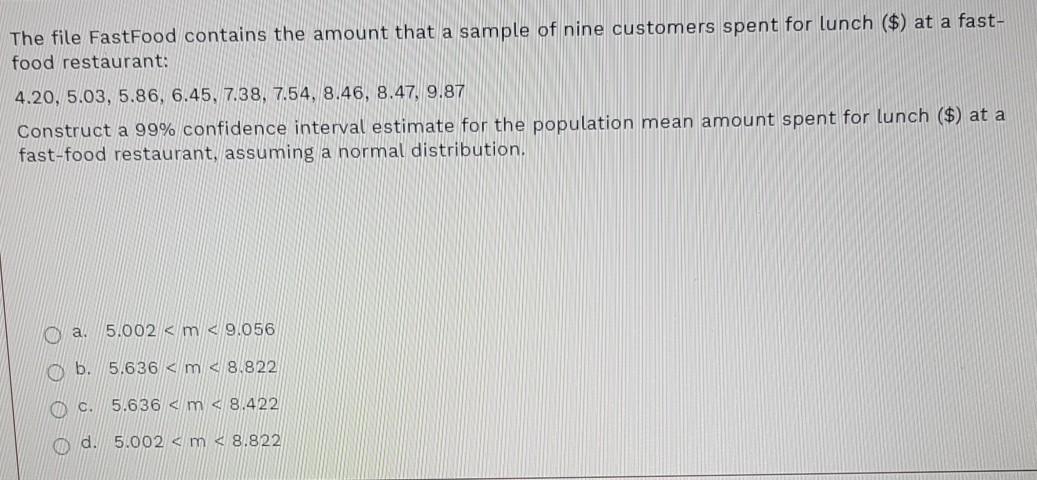 Solved The average time it takes a group of adults to | Chegg.com