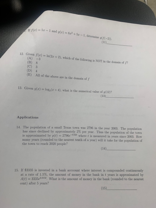 Solved 52 1 And G X 6x2 5x 1 Determine 2 Chegg Com