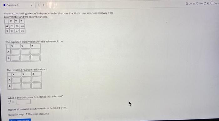 Solved Bapt 100 99 Deca Question 9 You are conducting a test | Chegg.com