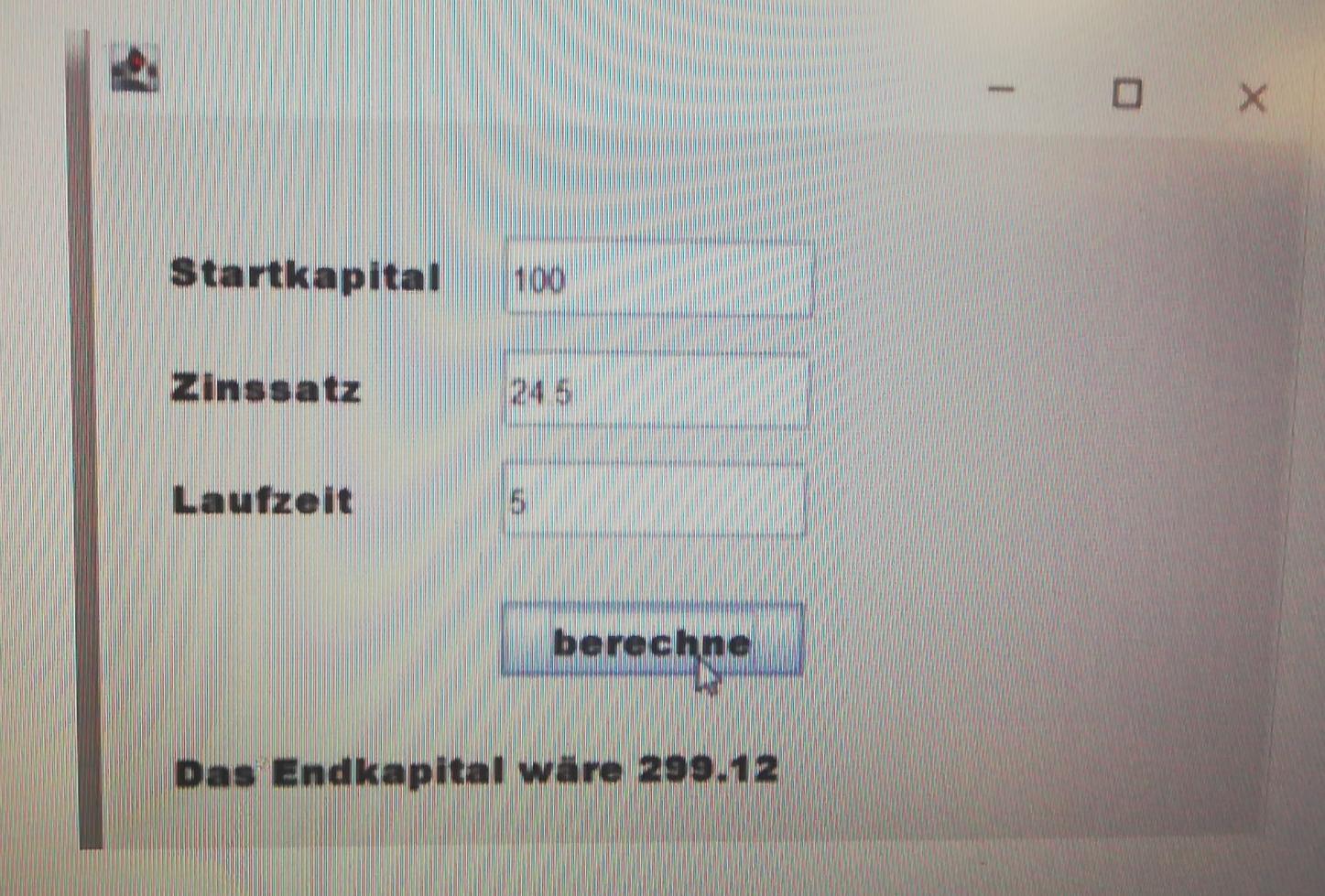 Solved (Java) generate a graphical user interface(like | Chegg.com