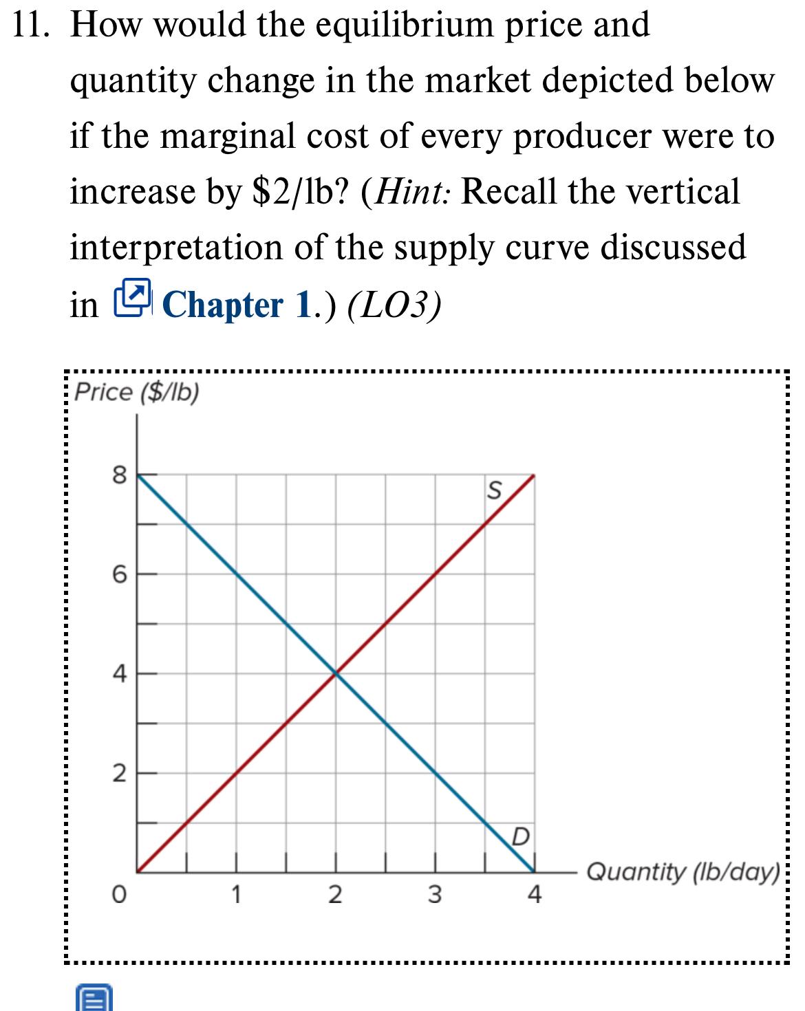 Solved How would the equilibrium price and quantity change | Chegg.com