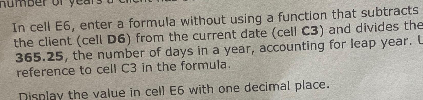 solved-in-cell-e6-enter-a-formula-without-using-a-function-chegg