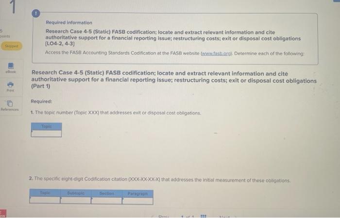 s points Required information Research Case 4-5 | Chegg.com