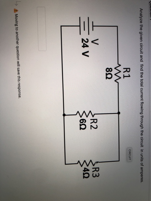 Solved Question 6 How much current flows through the | Chegg.com