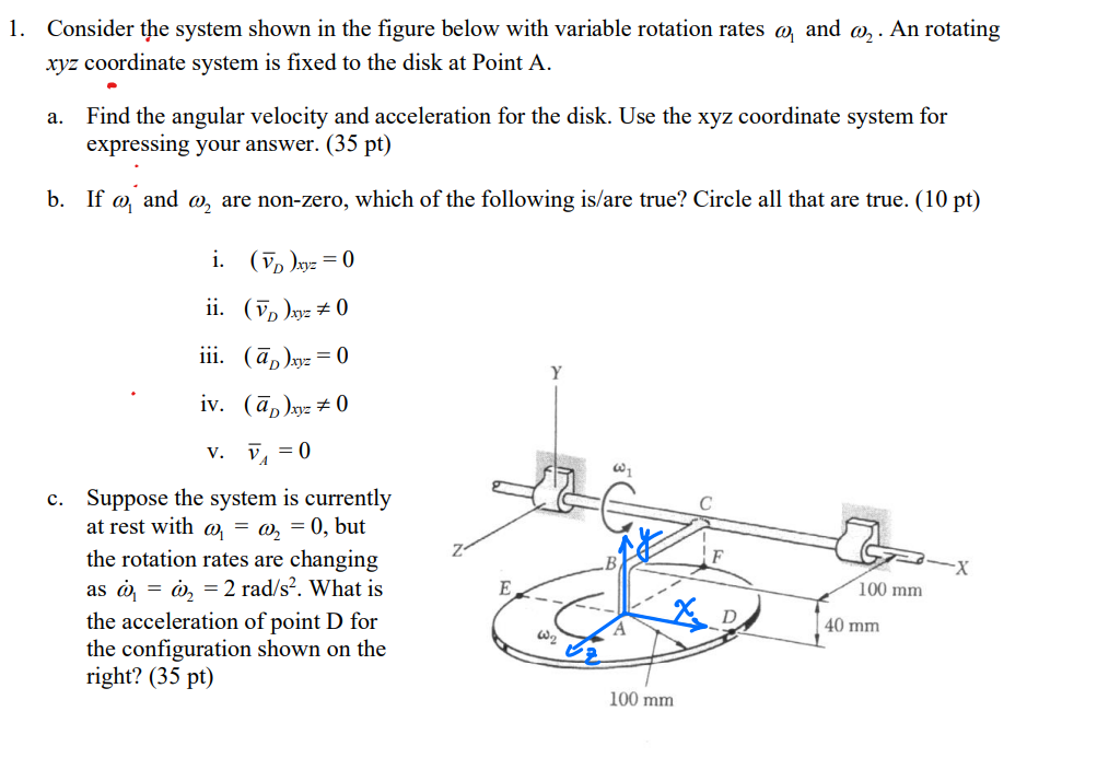 Consider the system shown in ﻿the figure below with | Chegg.com