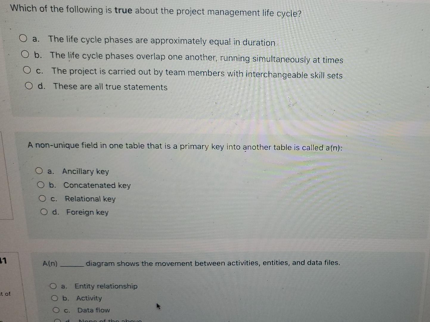 Which Of The Following Is True About Project Changes Solved Which of the following is true about the project | Chegg.com