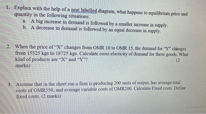 Solved 1. Explain with the help of a neat labelled diagram, | Chegg.com