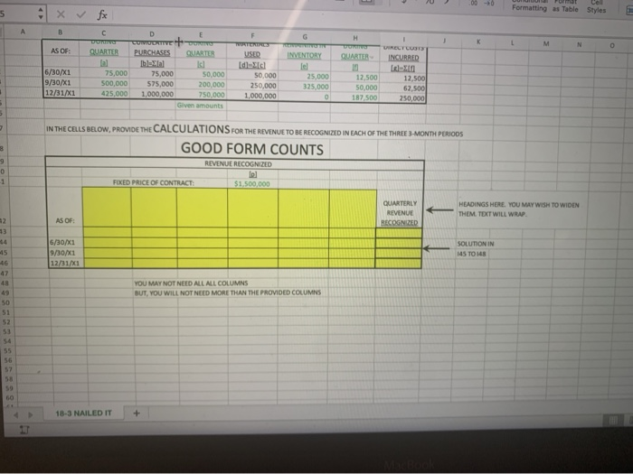 Solved Case 183 rev. Nailed It! Construction Nailed It!