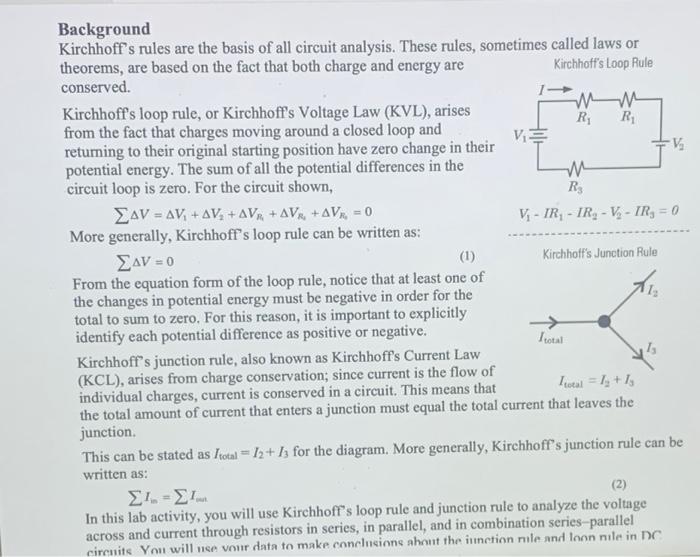Solved Part 2: “Resistors in Parallel 