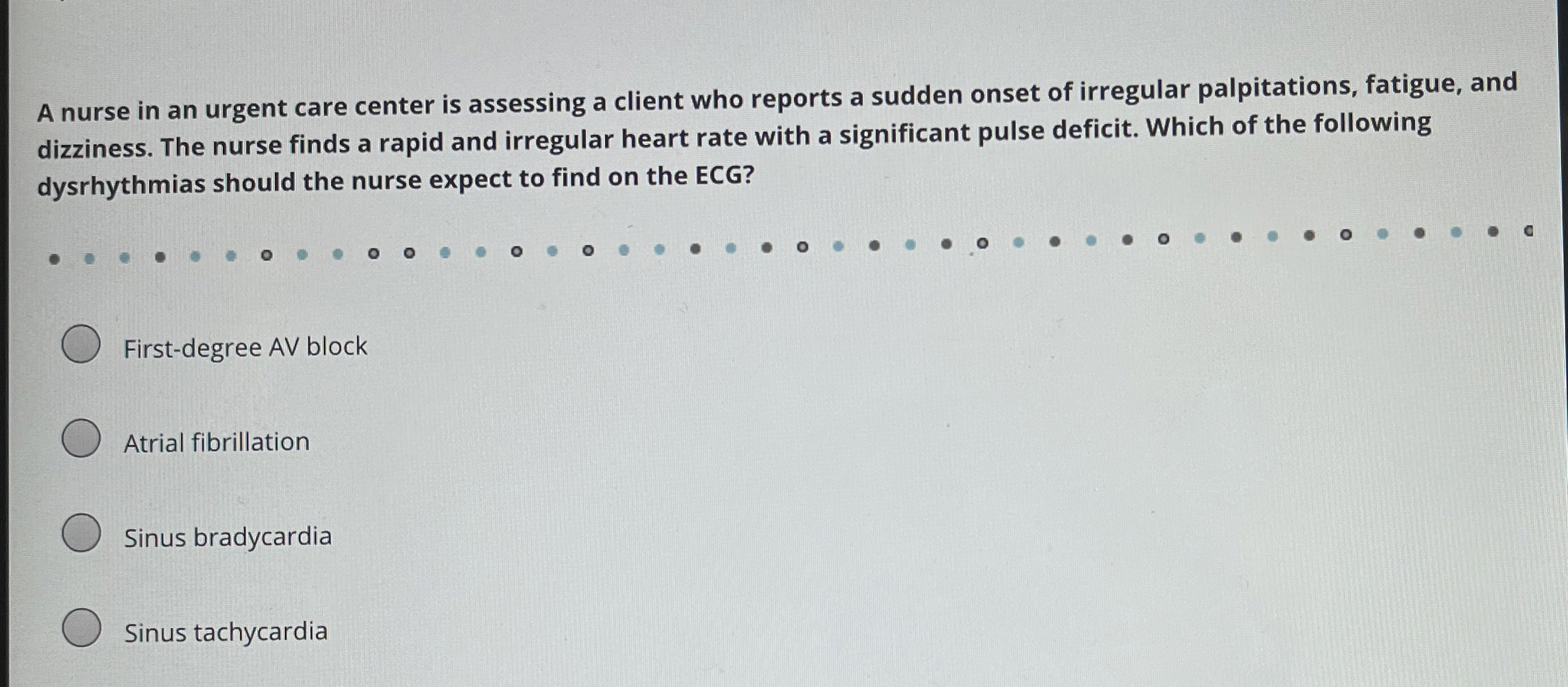 Solved A nurse in an urgent care center is assessing a