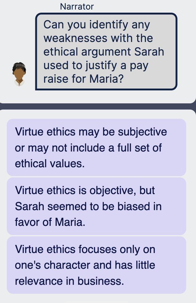 Solved Virtue ethics may be subjectiveor may not include a | Chegg.com