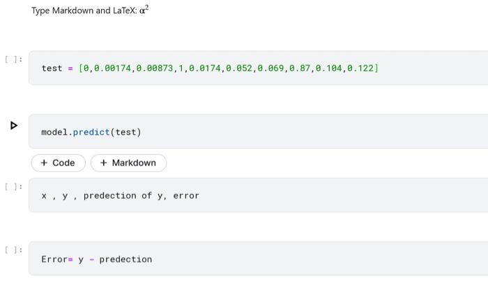 I want the correct code to do column table in python | Chegg.com