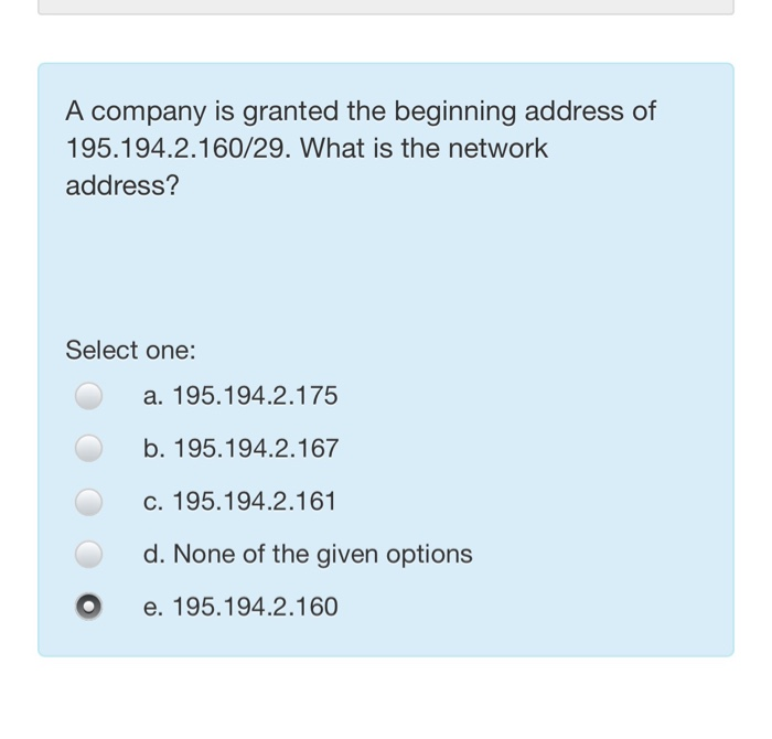 solved-a-company-is-granted-the-beginning-address-of-chegg