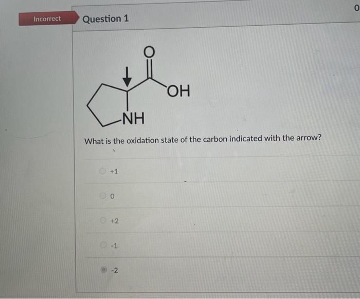 Solved what is the oxidation state of the indicated carbon? | Chegg.com