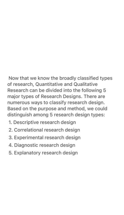 Now that we know the broadly classified types of | Chegg.com