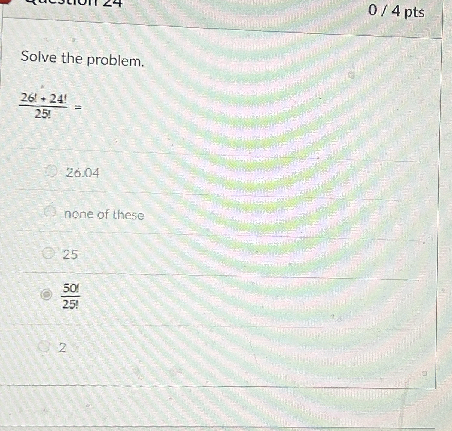 Solved How to solve 04 ﻿ptsSolve the | Chegg.com