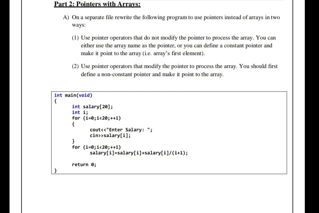 solved-part-2-pointers-with-arrays-a-on-a-separate-file-chegg