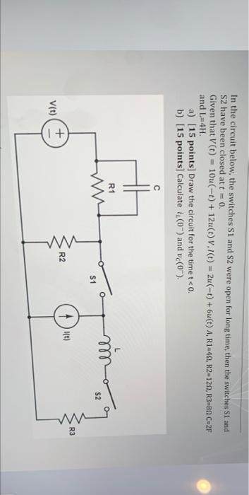 Solved Referring to the circuit given in question one, the | Chegg.com