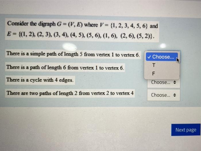 Solved Consider the digraph G = (V, E) where V = {1, 2, 3, | Chegg.com