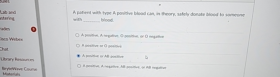 blood type negative and positive meaning