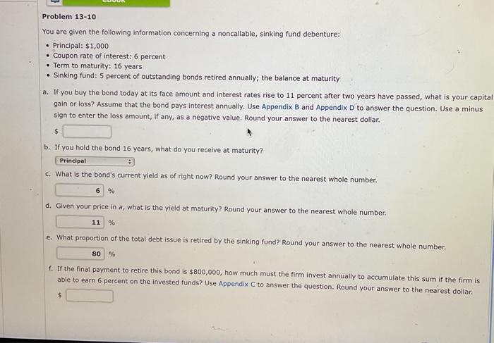 Solved You are given the following information concerning a | Chegg.com