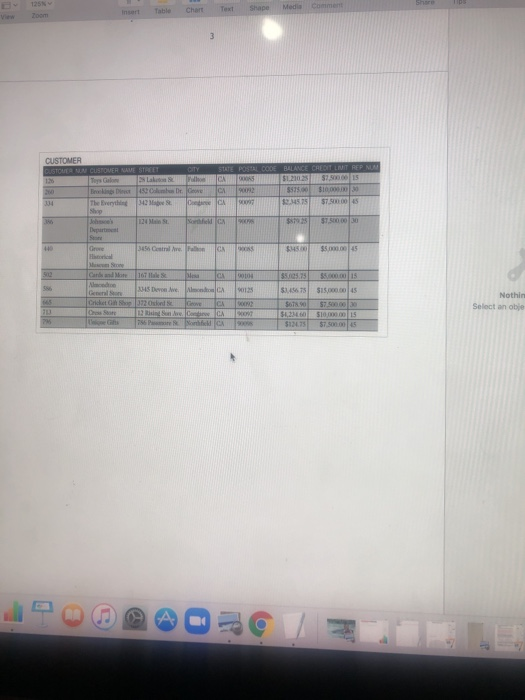 Solved the Oracle Live SQL tool to retrieve data for | Chegg.com