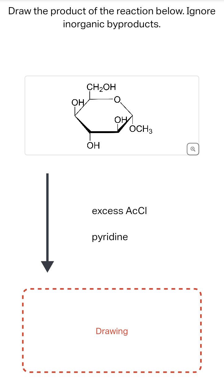 Solved Draw the product of the reaction below. | Chegg.com