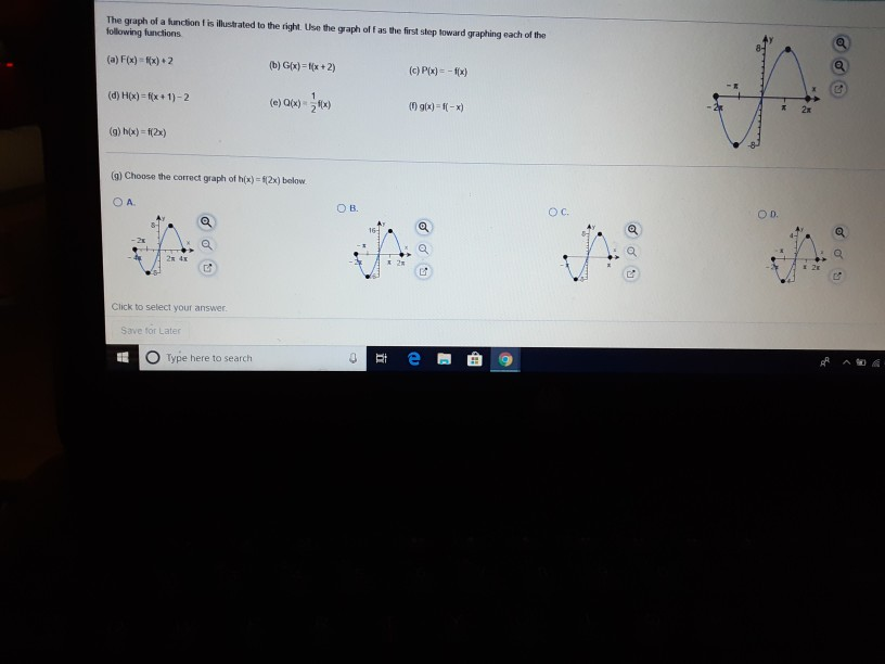 Solved The graph of a function is illustrated to the right. | Chegg.com