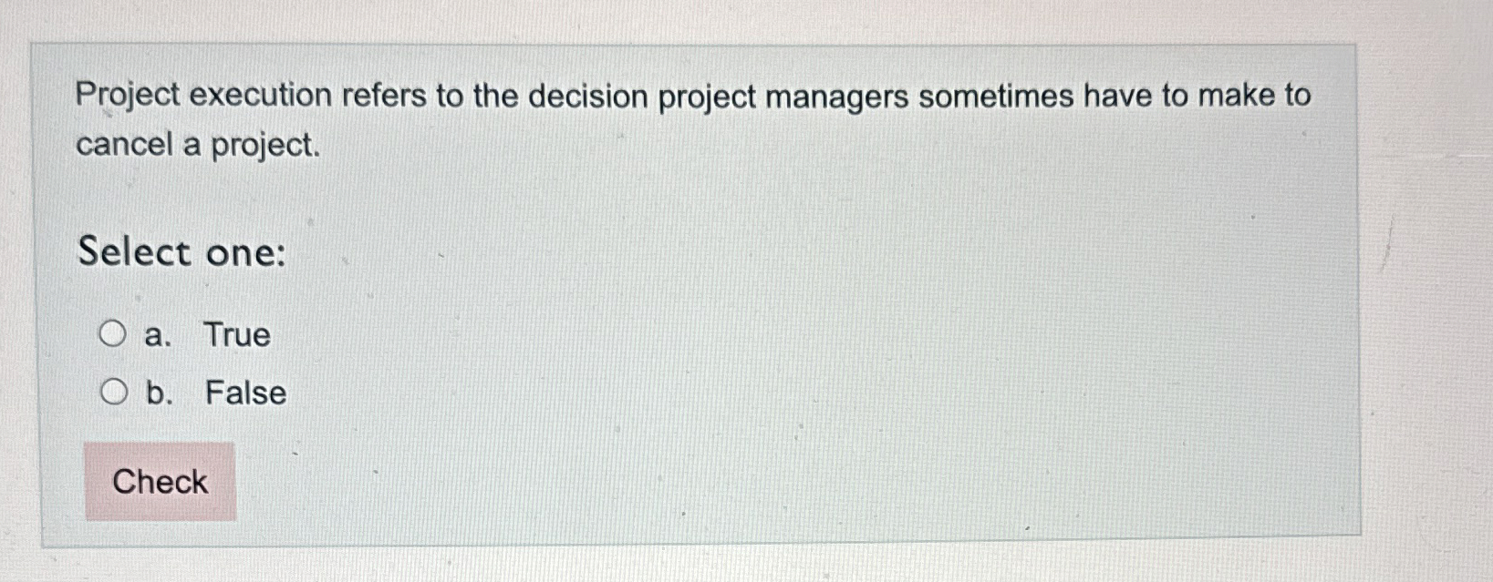 Solved Project execution refers to the decision project | Chegg.com