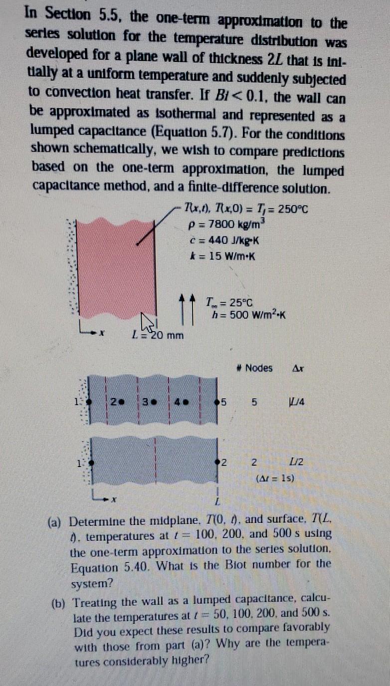 In Section 5.5, the one-term approximation to the | Chegg.com