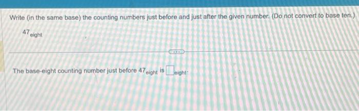 base 4 counting numbers
