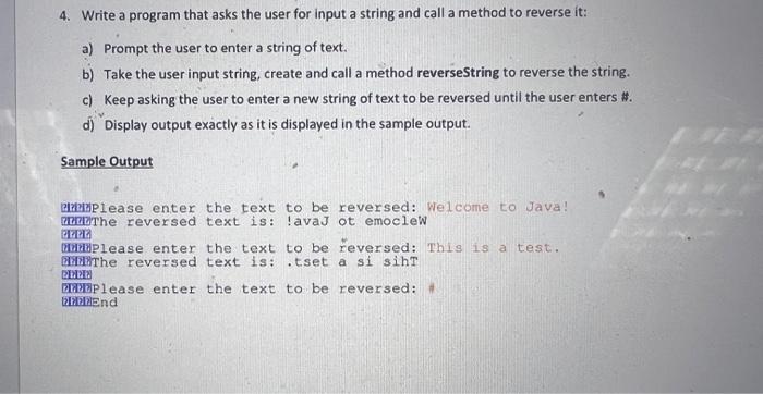 Solved in java please! I know there is a for loop needed for | Chegg.com