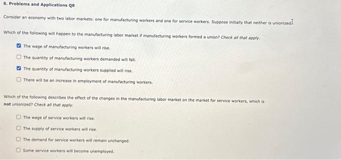 Solved Which of the following will happen to the | Chegg.com