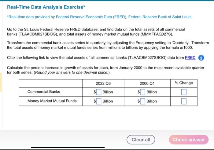 Solved Real-Time Data Analysis Exercise* "Real-time Data | Chegg.com