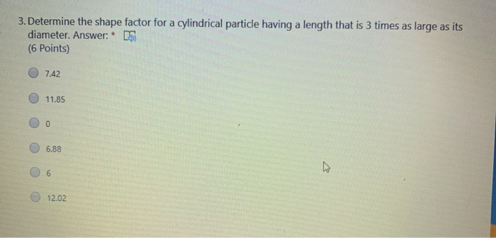 Solved 3. Determine the shape factor for a cylindrical | Chegg.com