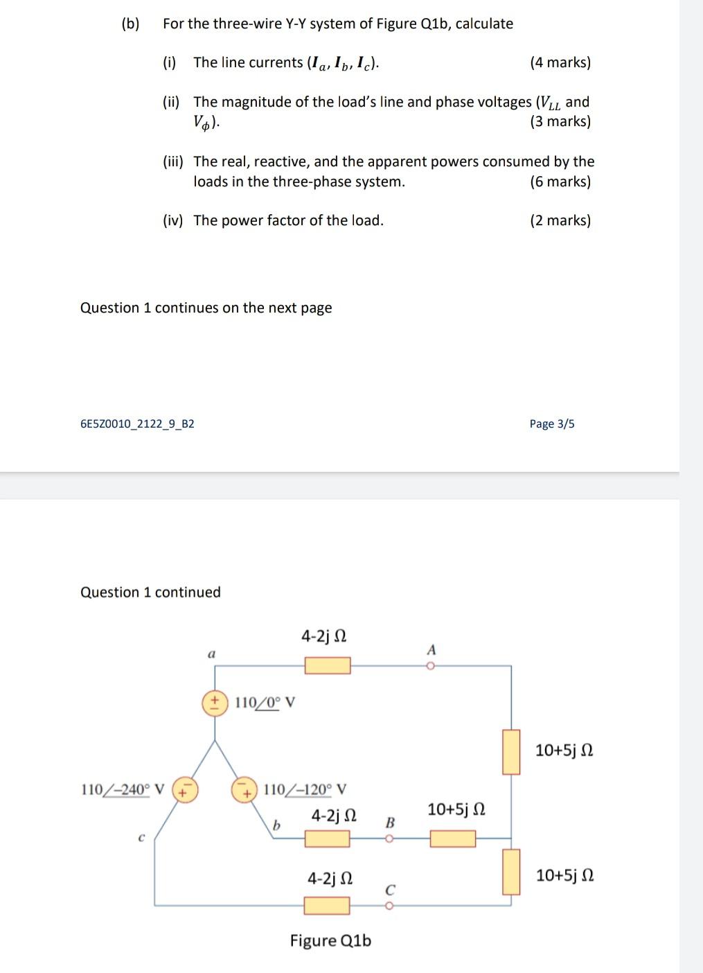 Solved 1 A For The Circuit Shown In Figure Q1a I Find 