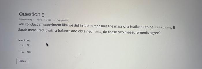 Solved Question 5 You conduct an experiment like we did in | Chegg.com